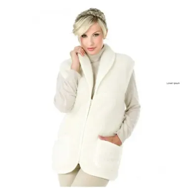 Šálová vesta z ovčí vlny