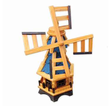Zahradní větrný mlýn se šindelovou střechou