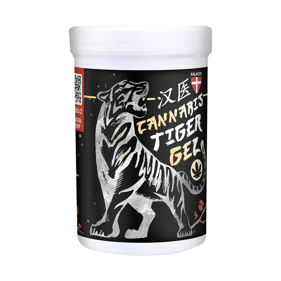 PALACIO Tygří masážní gel s konopím, 380 ml
