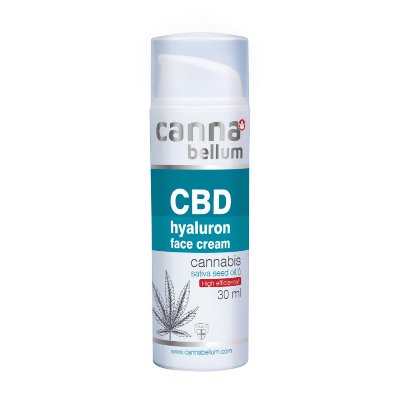 Levně Palacio Cannabellum CBD pleťový krém s kyselinou hyaluronovou 30 ml