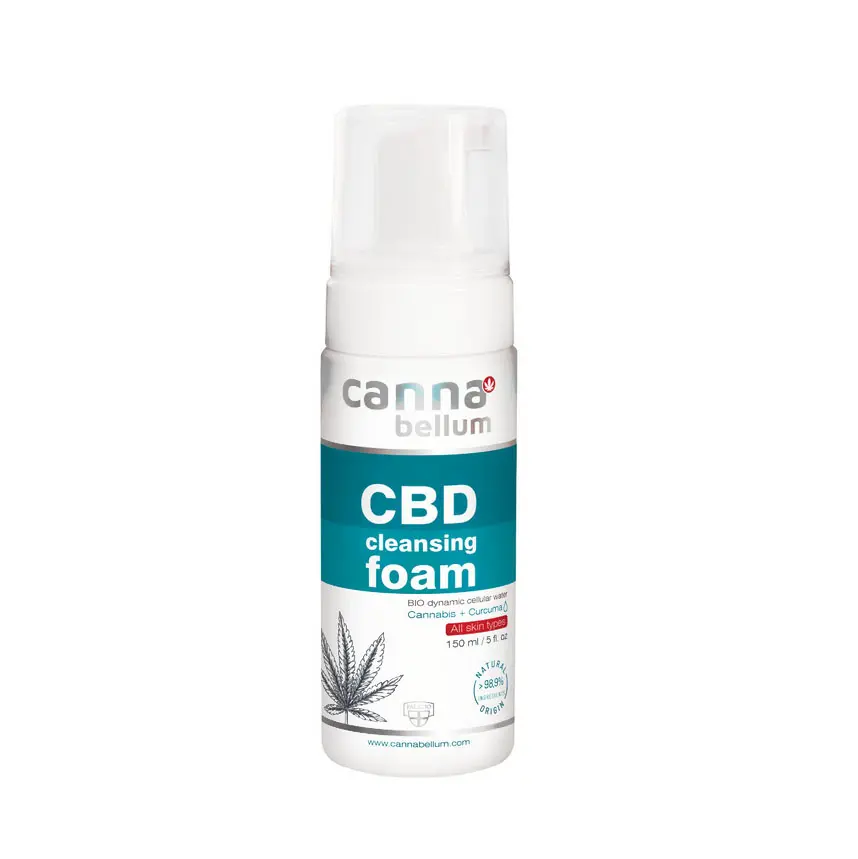 Cannabellum CBD čisticí pěna na obličej 150 ml
