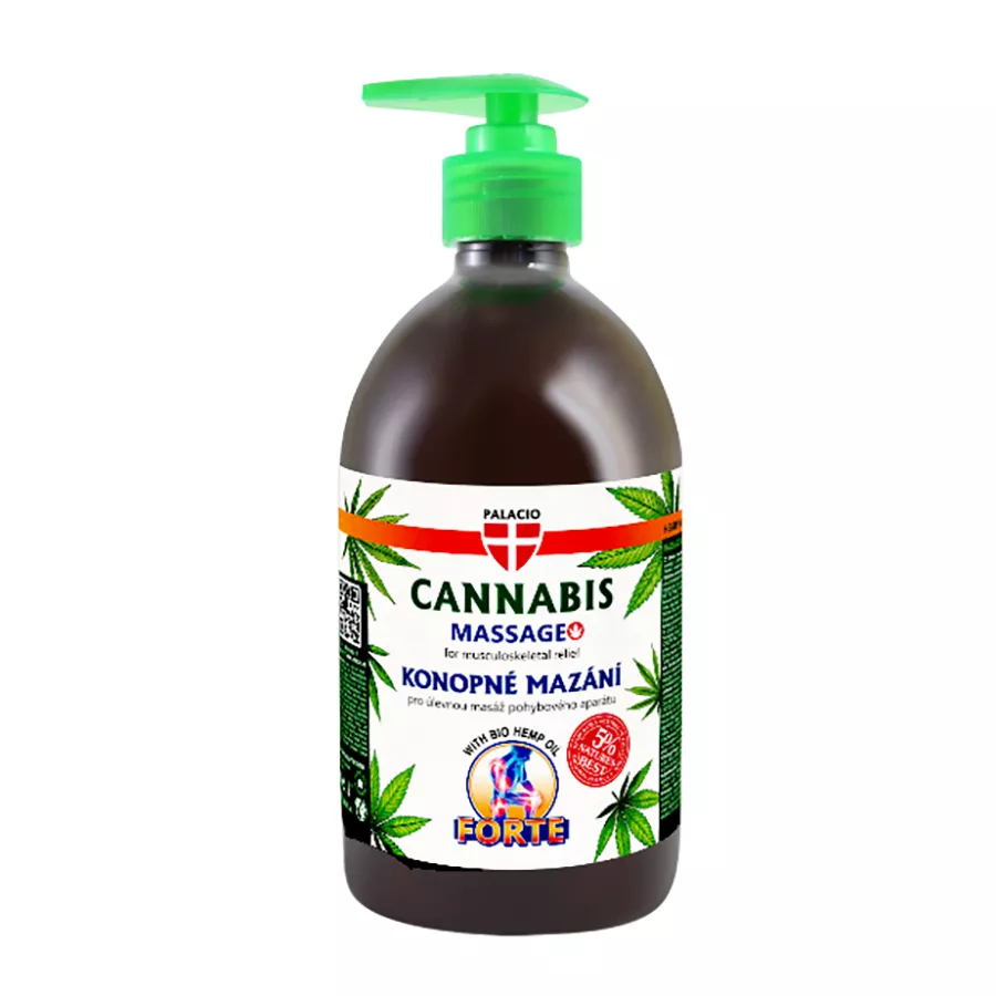 Palacio Konopné mazání Forte s pumpičkou, 500 ml