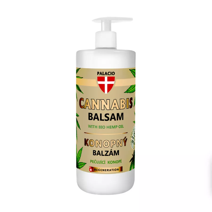 Palacio Konopný tělový balzám s pumpičkou, 500 ml