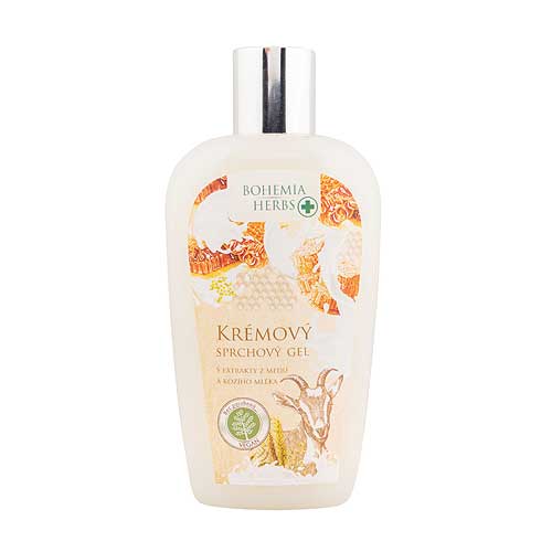 Bohemia Gifts & Cosmetics Bohemia Herbs Honey & Goat Milk sprchový gel 250 ml