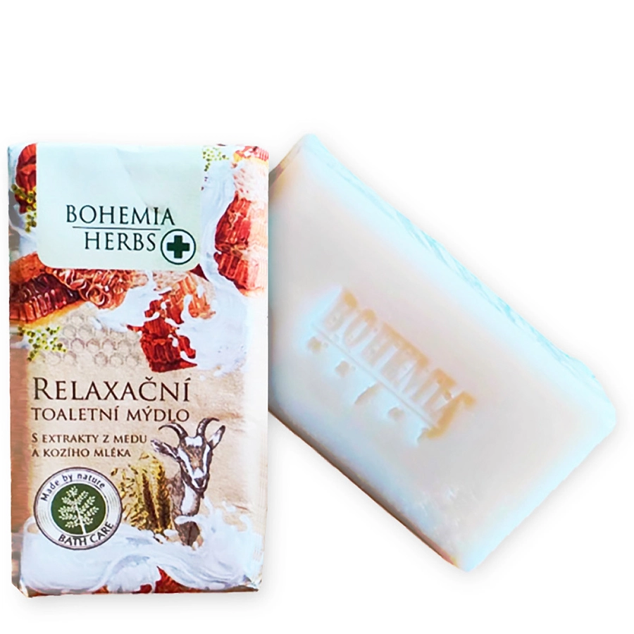 Bohemia Gifts Med a Kozí mléko toaletní mýdlo 100 g