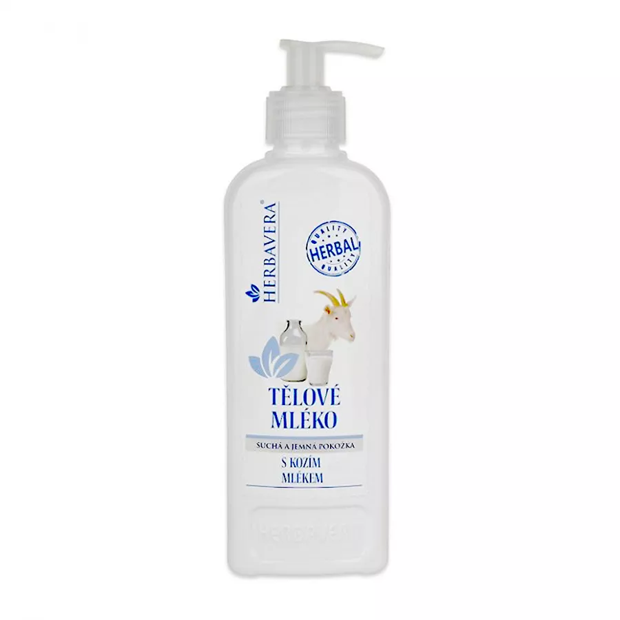 Herbavera Kozí tělové mléko, 400 ml