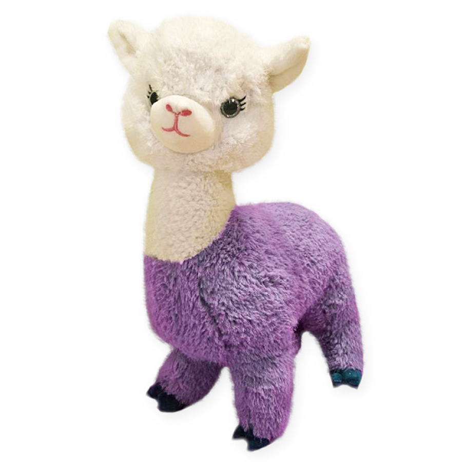 Plyšová Lama fialová 80 cm