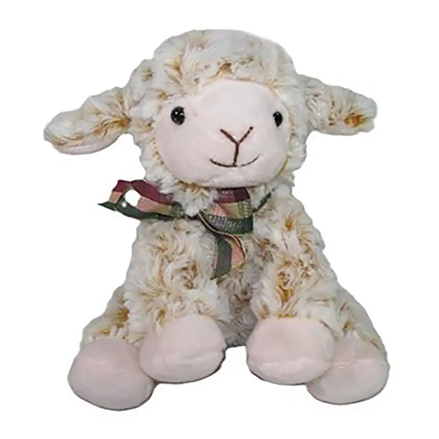 Plyšová ovečka s mašlí 15 cm