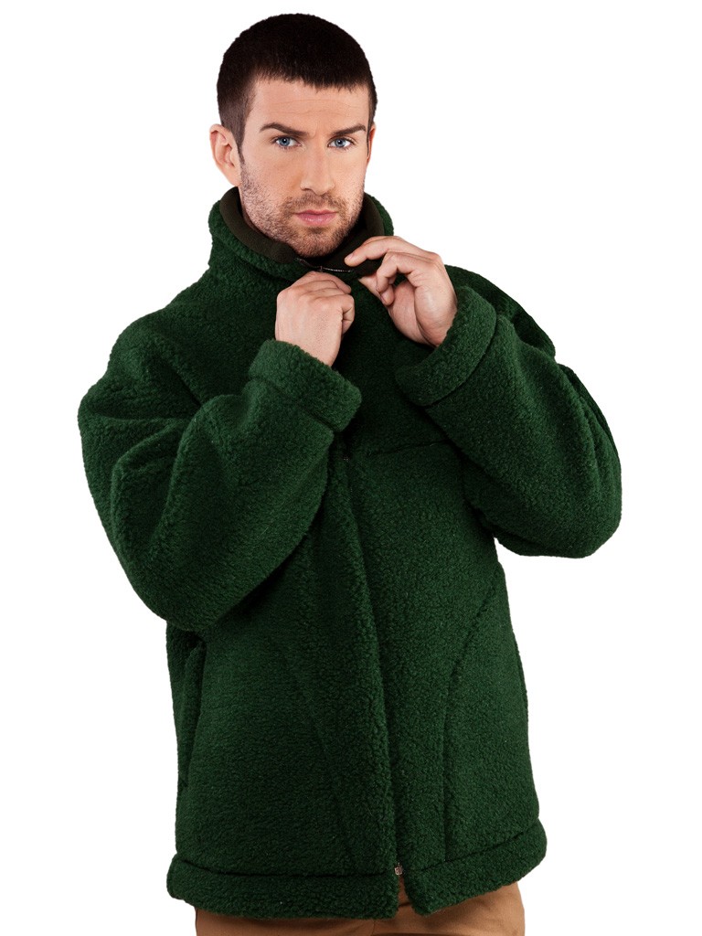 Levně OVČÍ VĚCI Mikina MARKUS se stojáčkem pánská Hunter