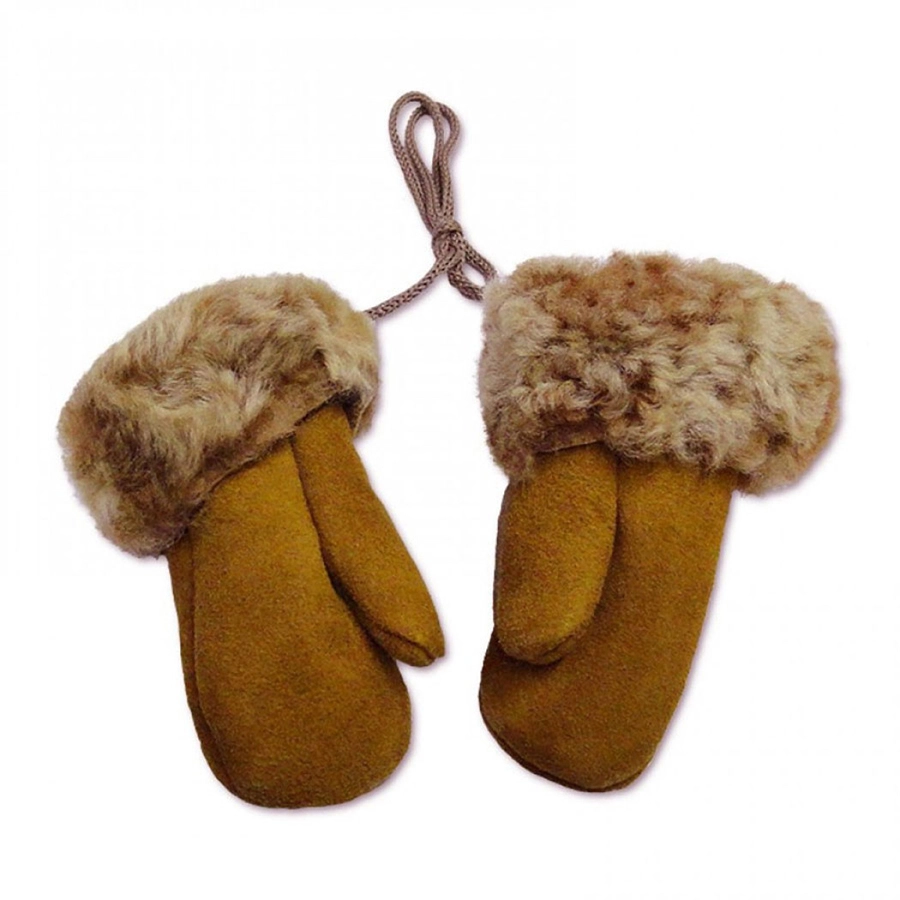 OVČÍ VĚCI Dětské palčáky hnědé hnědá 4 - 6 roků