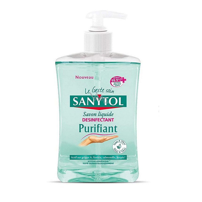 Levně SANYTOL Dezinfekční mýdlo Purifiant s dávkovačem, 250 ml