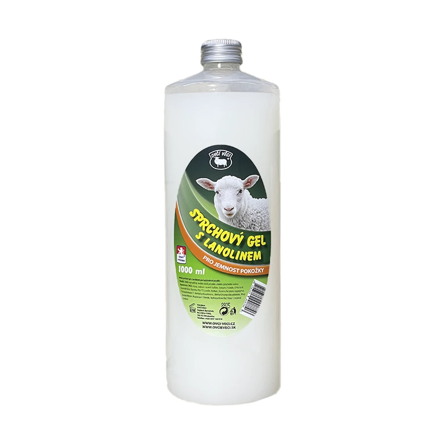 OVČÍ VĚCI Sprchový gel s lanolinem – 1000 ml