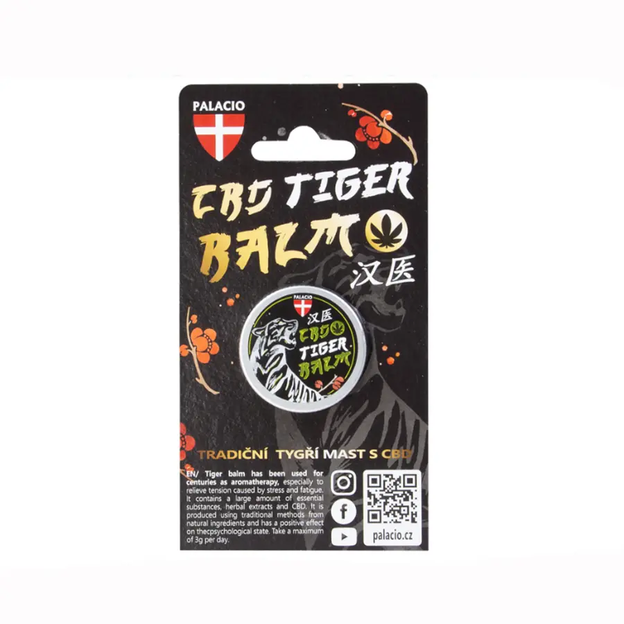 Palacio Tiger - Tradiční tygří mast s CBD, 15g