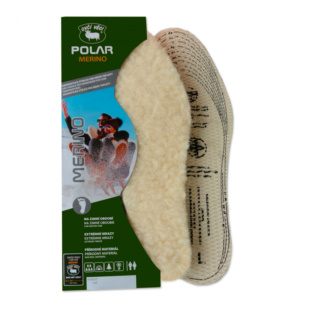 Levně OVČÍ VĚCI Ortopedická vonící stélka Merino - 1 pár